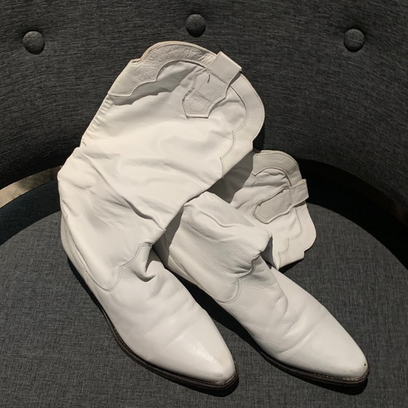 Vintage Zodiac Slouchy Cowboy Boots - Picture 4 of 15